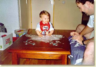 20051122-01 Spelen met scheerschuim